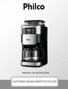 Manual Philco PCF22PI Máquina de café