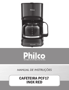 Manual Philco PCF17 Máquina de café