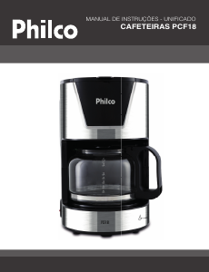 Manual Philco PCF18I Máquina de café