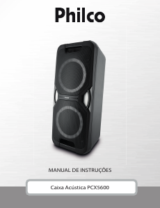Manual Philco PCX5600 Altifalante