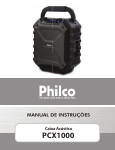 Manual Philco PCX200BT Altifalante