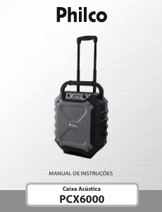Manual Philco PCX7000 Altifalante