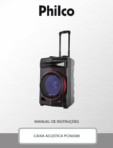 Manual Philco PCX6500 Altifalante