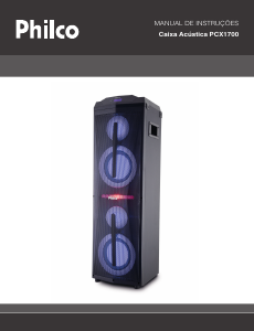 Manual Philco PCX18000 Altifalante