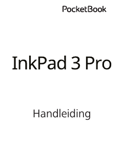 Handleiding PocketBook InkPad 3 Pro E-reader