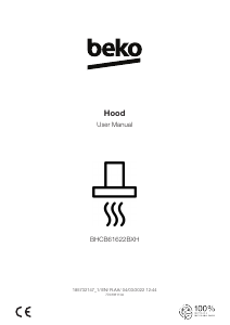 Manual BEKO BHCB61622BXH Cooker Hood