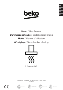 Handleiding BEKO BHCA62442BBH Afzuigkap