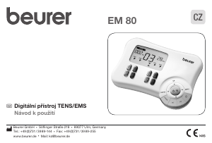 Manuál Beurer EM 80 Přístroj TENS