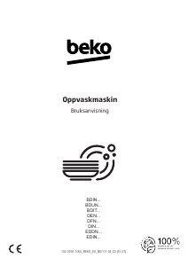 Bruksanvisning BEKO BDIN386E4AD Oppvaskmaskin