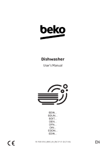 Manual BEKO BDUN38641DD Dishwasher