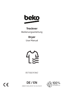 Manual BEKO B5T68243W2 Dryer