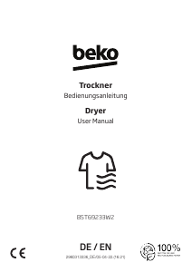 Manual BEKO B5T69233W2 Dryer