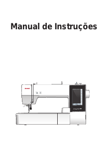 Manual Janome Memory Craft 500E Máquina de costura