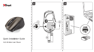 Manual Trust 20784 Kerb Mouse