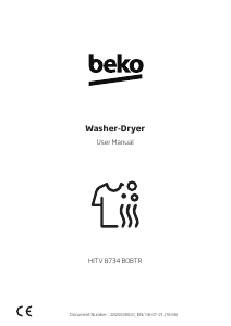 Manual BEKO HITV 8734 B0BTR Washer-Dryer