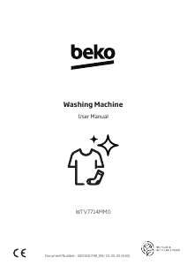 Manual BEKO WTV7714MM0 Washing Machine