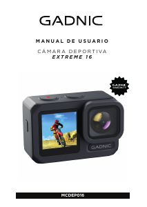 Manual de uso Gadnic MCDEP016 Action cam