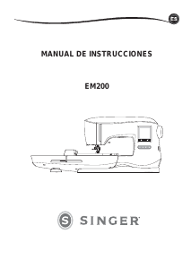 Manual de uso Singer EM200 Superb Maquina de bordar
