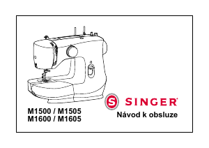 Manuál Singer M1505 Secí stroj