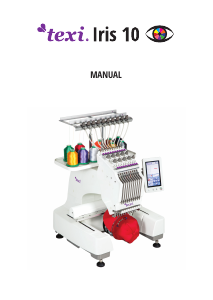 Manual Texi Iris 10 Embroidery Machine