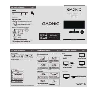 Manual de uso Gadnic MON00120 Monitor de LED