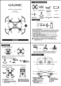 Manual de uso Gadnic DRGAD005 Drone