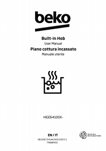 Manuale BEKO HIGE64100X Piano cottura