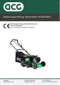 Bedienungsanleitung ACG ACG46-BASIC Rasenmäher