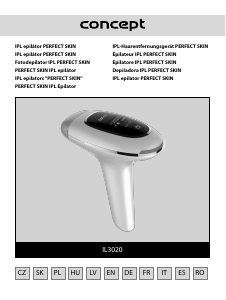 Rokasgrāmata Concept IL3020 Fotoepilācijas ierīce