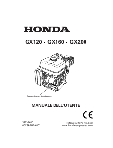 Manuale Honda GX160 Motore