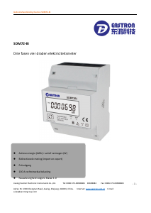 Manual Eastron SDM72-Bi Energy Meter