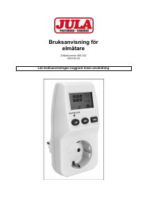 Bruksanvisning Jula EMG-1 Elmätare