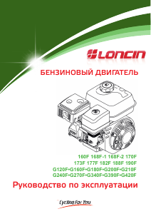 Руководство Loncin G390F Двигатель