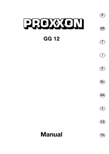 Mode d’emploi Proxxon GG 12 Graveur