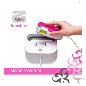 Mode d’emploi Silk'n AS101500A SensEpil Epilateur à lumière pulsée