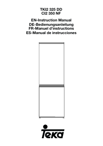 Bedienungsanleitung Teka CI2 350 NF Kühl-gefrierkombination