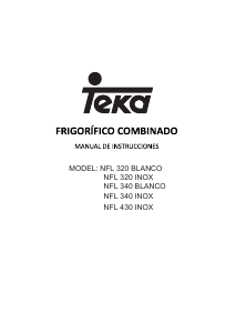 Handleiding Teka NFL 320 Koel-vries combinatie