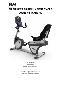 Manual BH Fitness R8 Exercise Bike