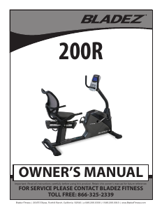 Manual BH Fitness 200R Exercise Bike