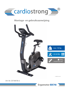 Handleiding Cardiostrong BX70i Hometrainer