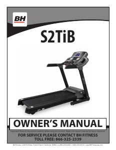 Manual BH Fitness S2TiB Treadmill