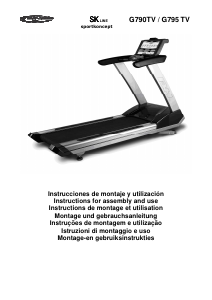 Manual de uso BH Fitness SK8900TV Cinta de correr