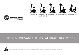 Bedienungsanleitung Horizon Fitness Comfort 3 Heimtrainer