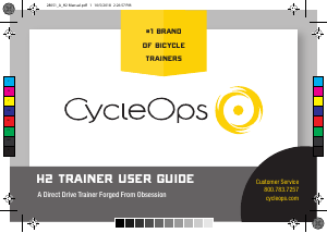 Mode d’emploi CycleOps H2 Home trainer