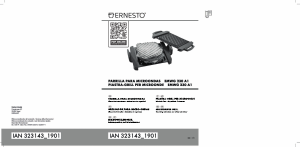 Manual Ernesto EMWG 230 A1 Grelhador de contacto