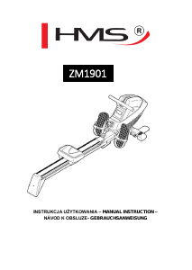 Manual HMS ZM1901 Rowing Machine