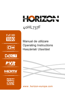 Manual Horizon 40HL737F Televizor LED