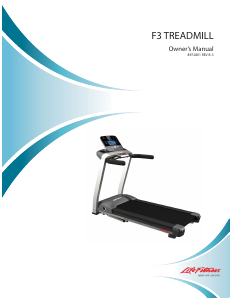 Manual Life Fitness F3 Treadmill