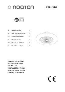 Handleiding Noaton 11055B Plafondventilator