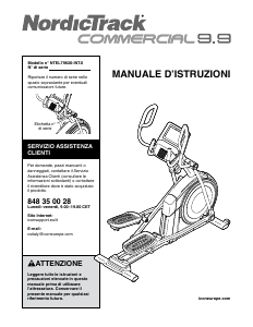 Manuale NordicTrack C9.9 Bicicletta ellittica